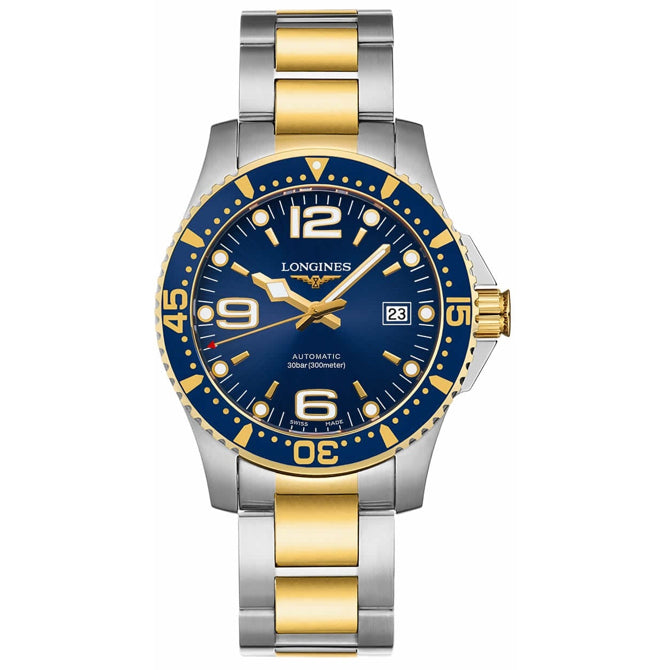 Longines Hydroconquest Blue Dial Steel PVD Automatic
