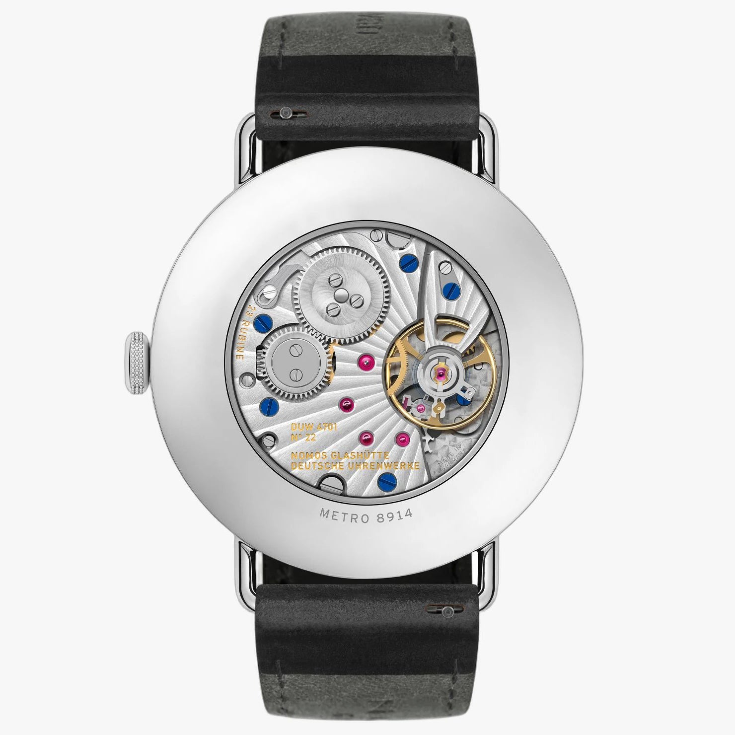 NOMOS Glashütte Metro Date Power Reserve Ice Blue