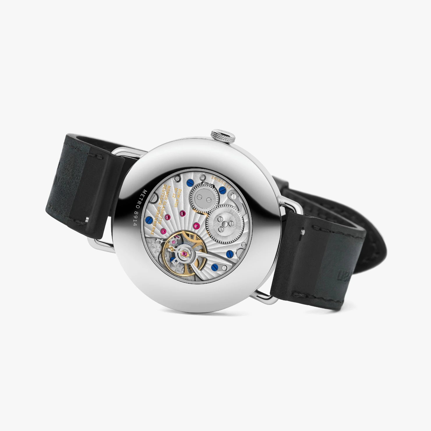 NOMOS Glashütte Metro Date Power Reserve Ice Blue