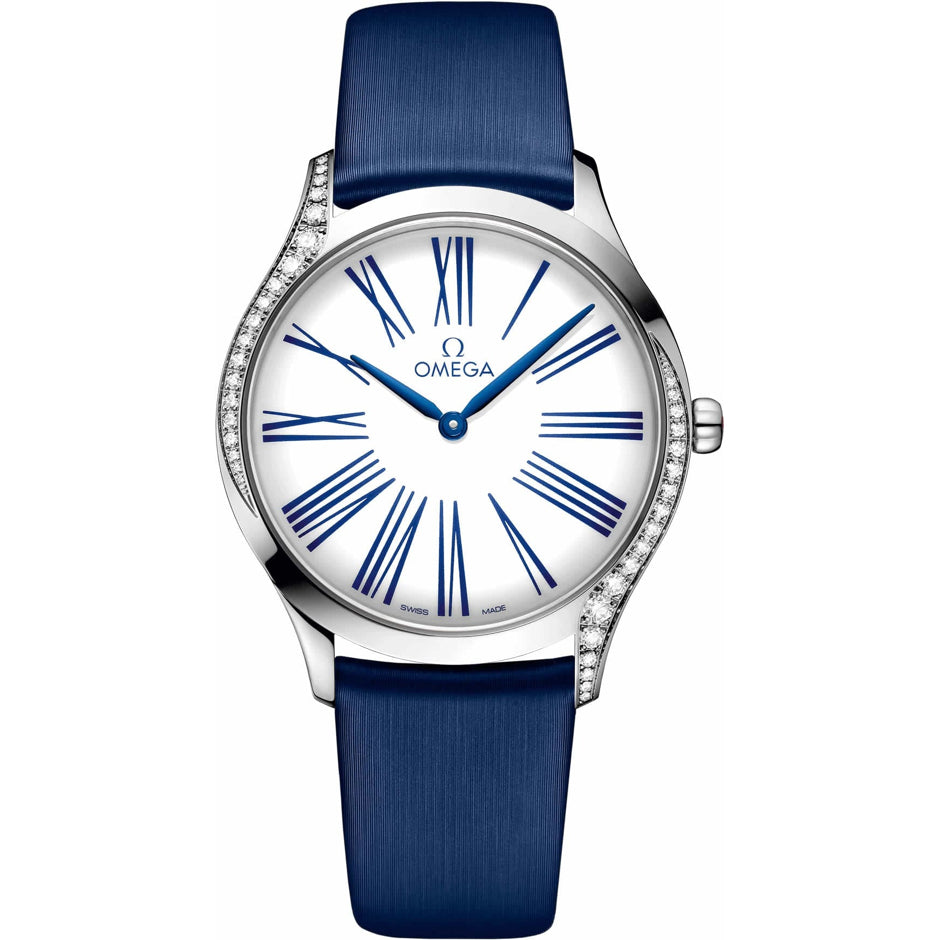 Omega De Ville Tresor Steel Quartz 36mm White Dial