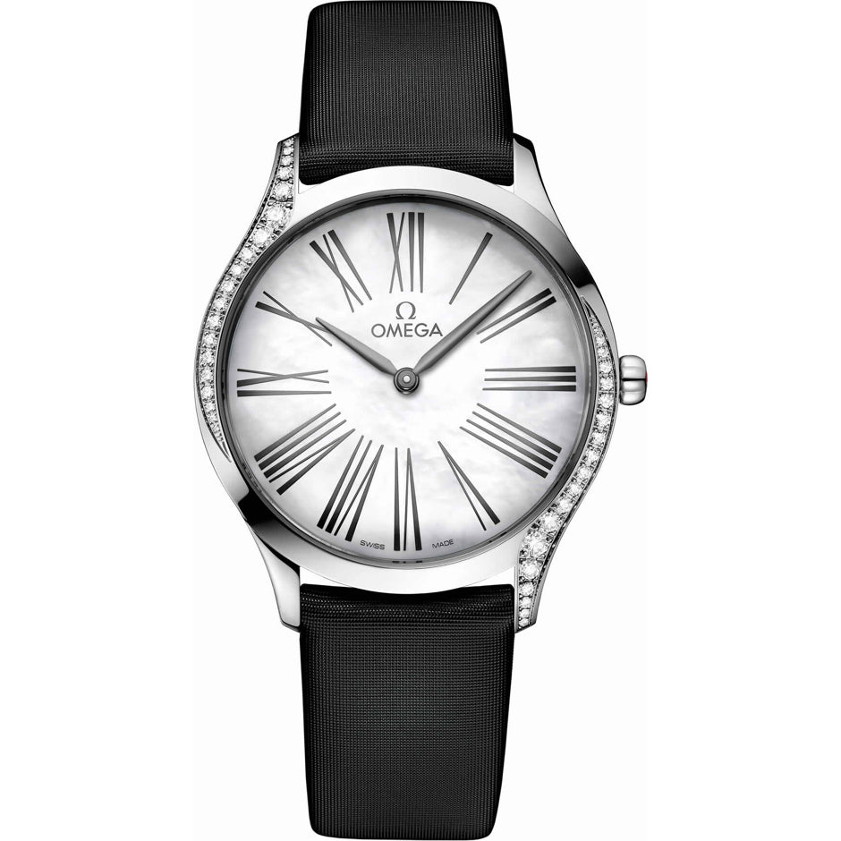 Omega De Ville Tresor Steel Quartz 36mm White MoP