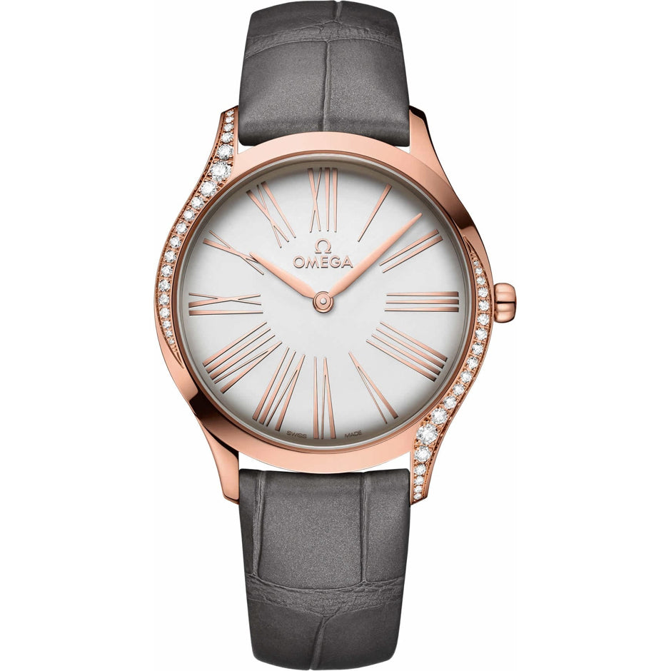 Omega De Ville Tresor Sedna Gold Quartz 36mm
