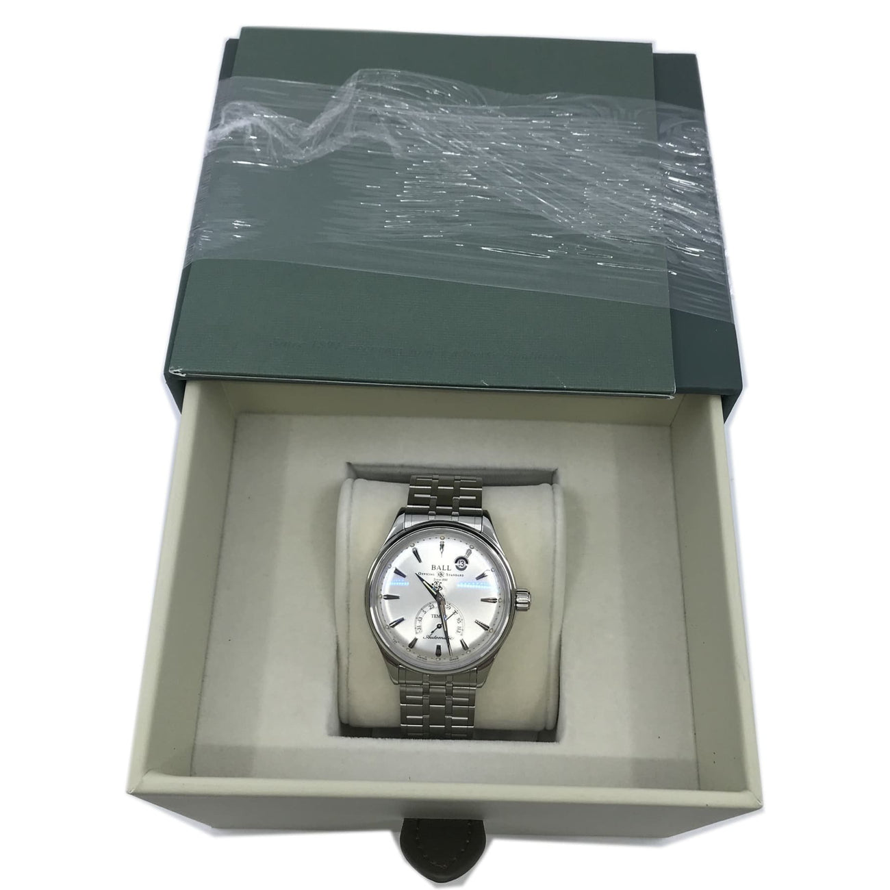 Ball Watch Trainmaster Kelvin Fahrenheit Scale NT3888D-S1J-SLF