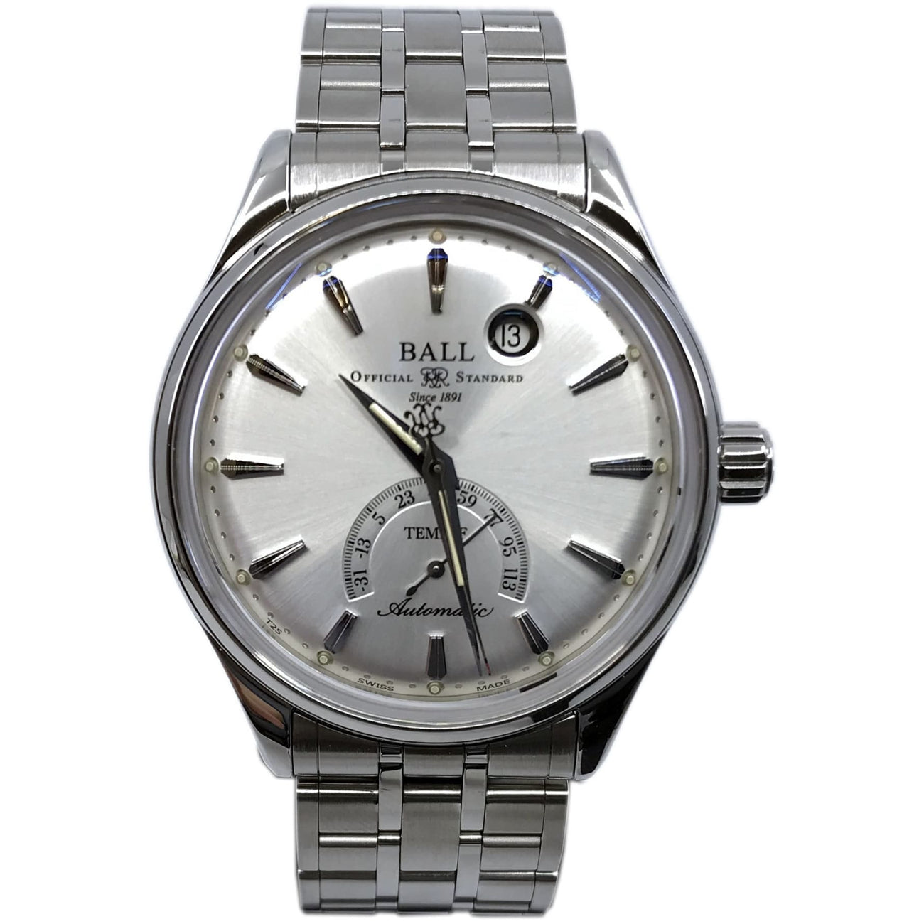 Ball Watch Trainmaster Kelvin Fahrenheit Scale NT3888D-S1J-SLF