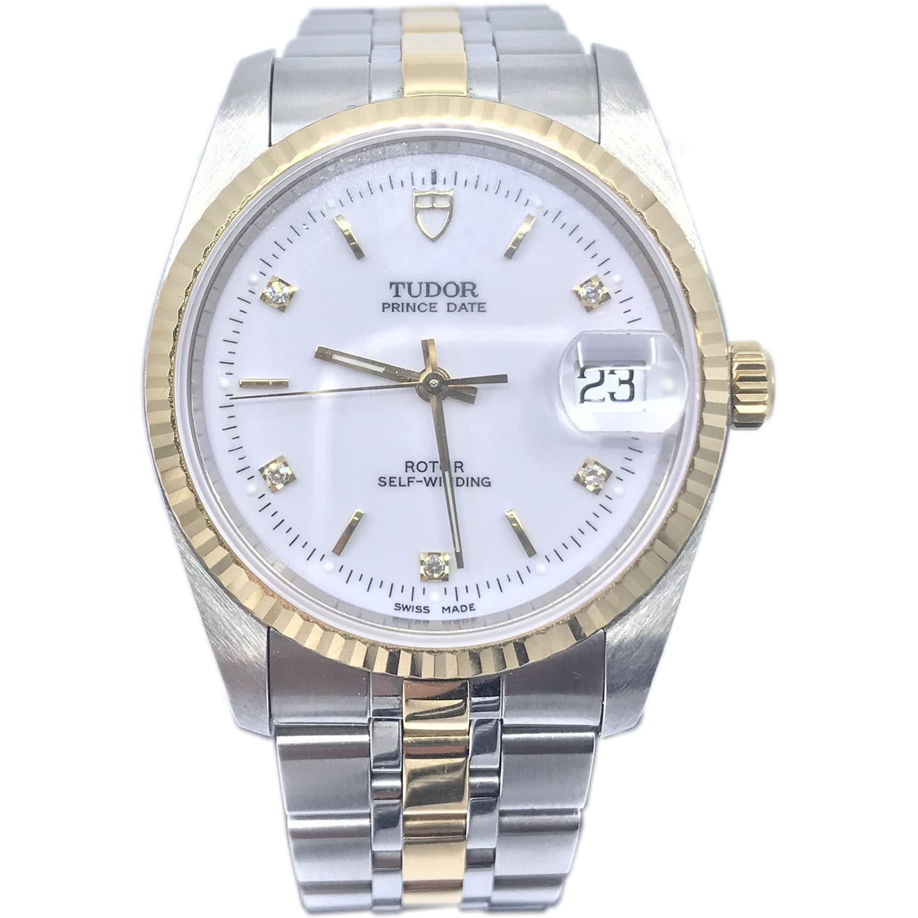 Rare Tudor Prince Date Two-Tone