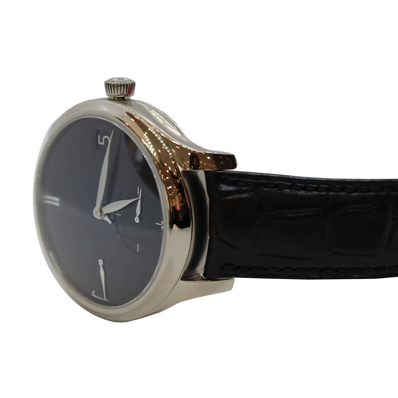 H. Moser & Cie Endeavour Perpetual Calendar Purity White Gold Blue