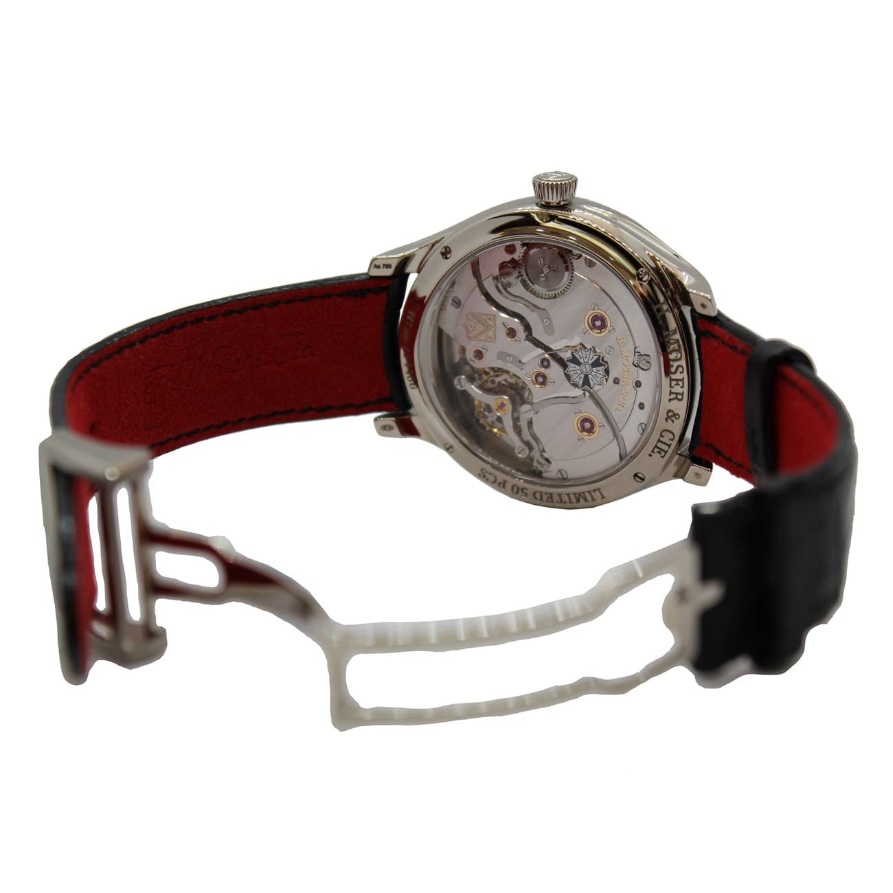 H. Moser & Cie Endeavour Perpetual Calendar Purity White Gold Blue