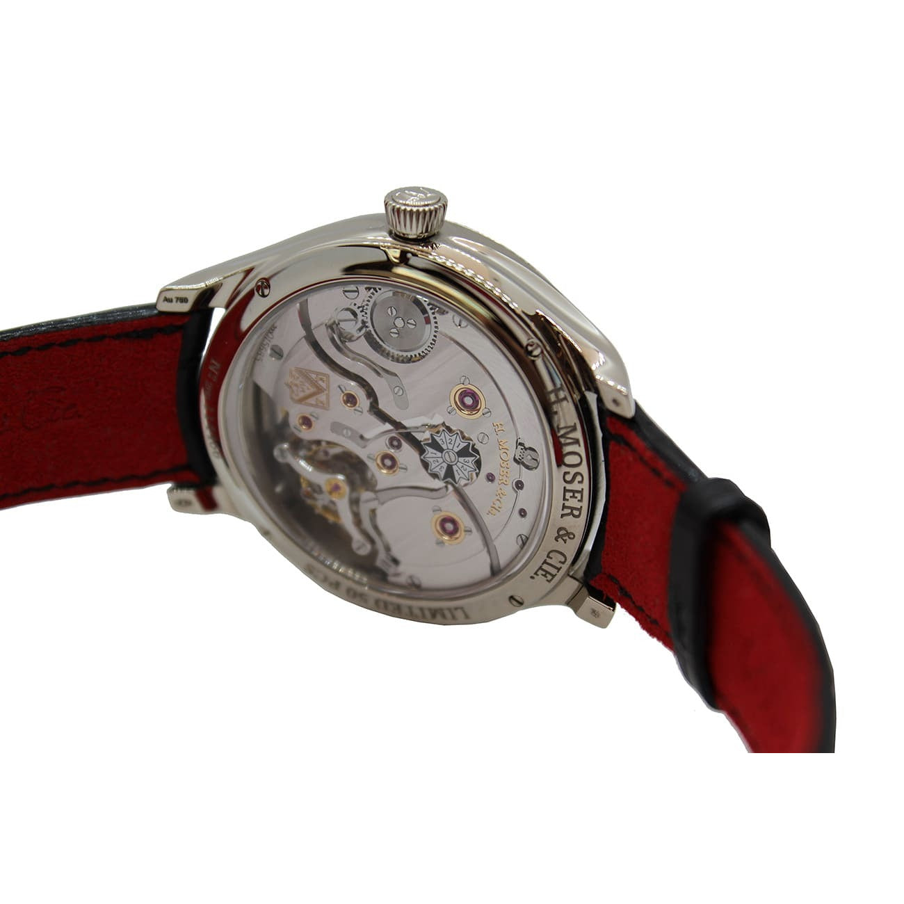 H. Moser & Cie Endeavour Perpetual Calendar Purity White Gold Blue