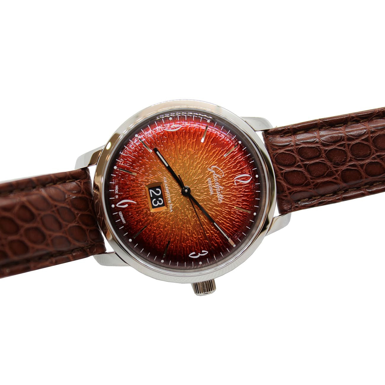 Glashütte Original Sixties Panorama Date Fiery Orange