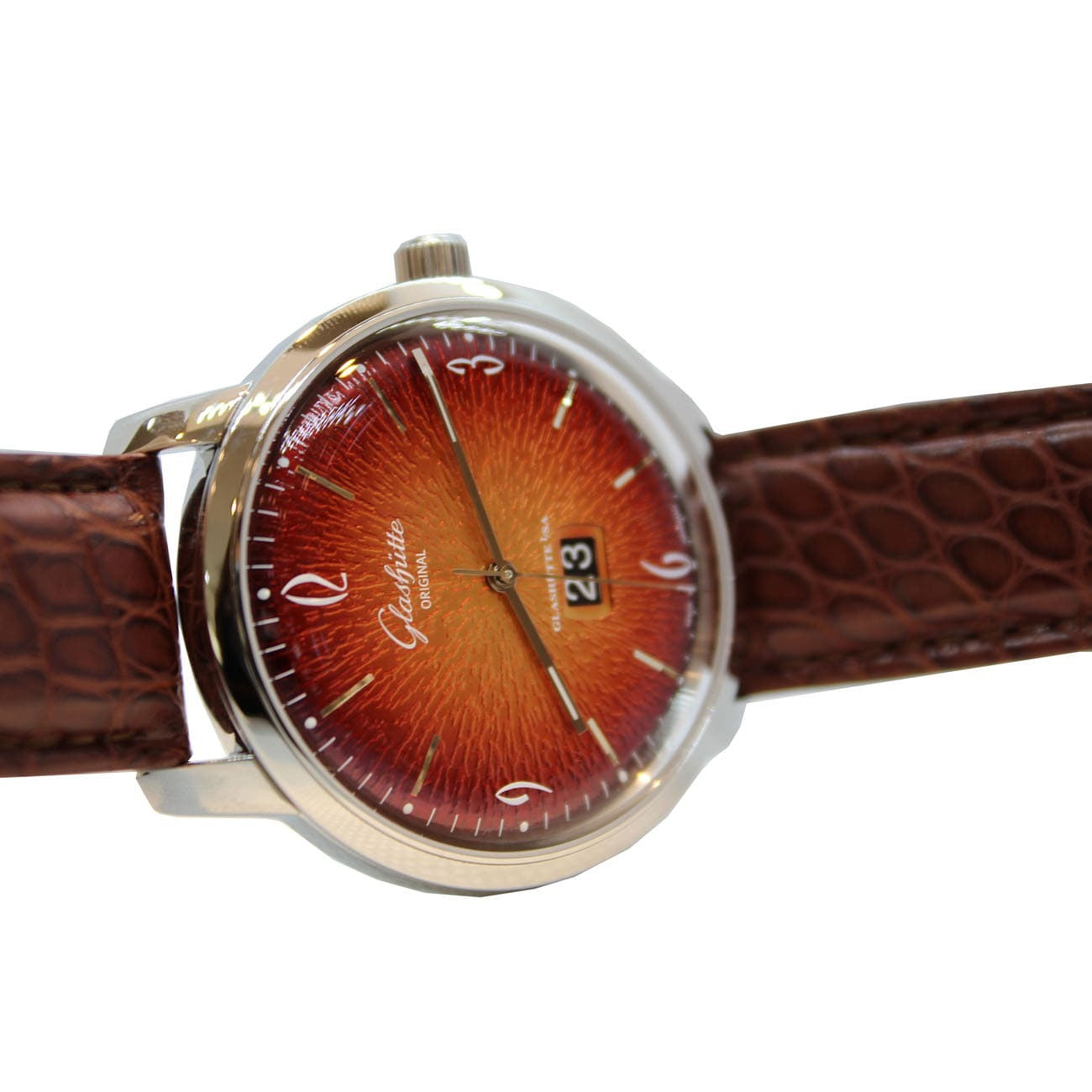 Glashütte Original Sixties Panorama Date Fiery Orange