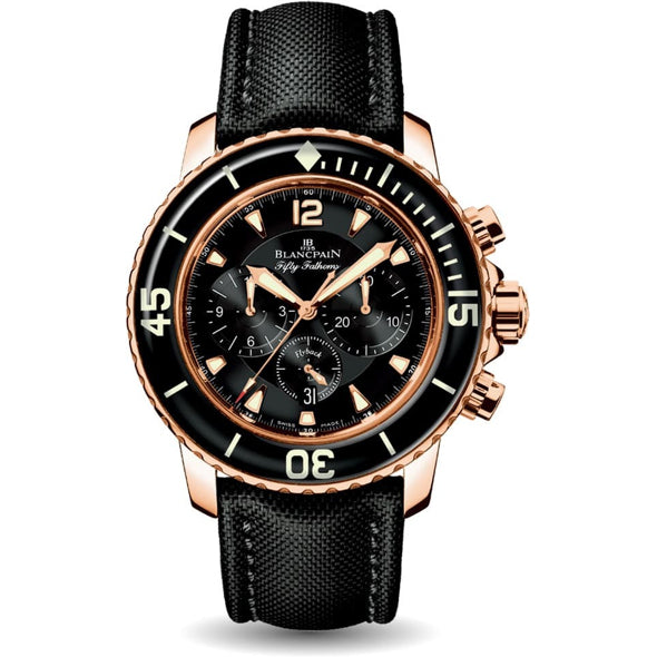 Blancpain Flyback Chronograph Fifty Fathoms Rose Gold 5085F 3630 52