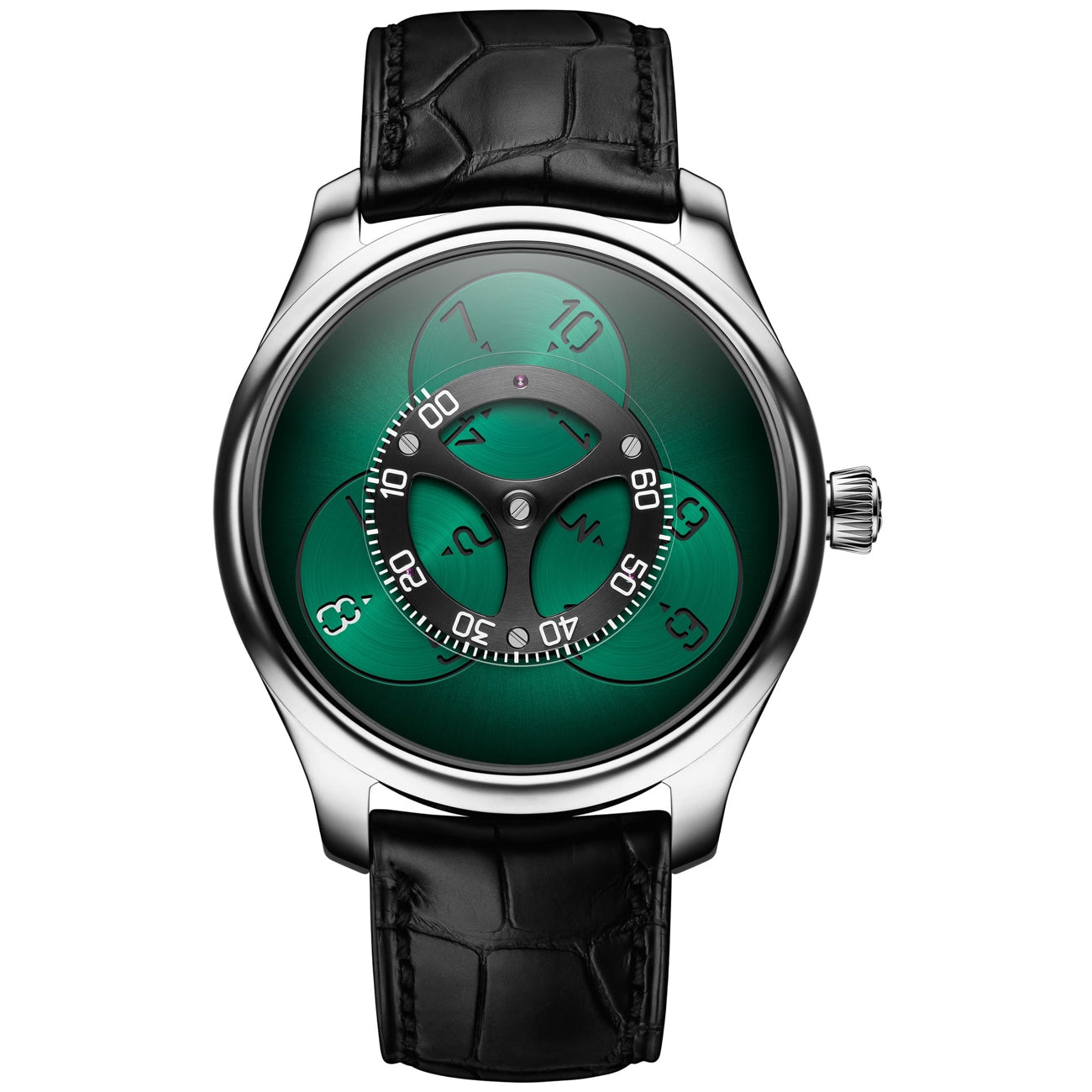 H. Moser & Cie. Endeavour Flying Hours Green Dial