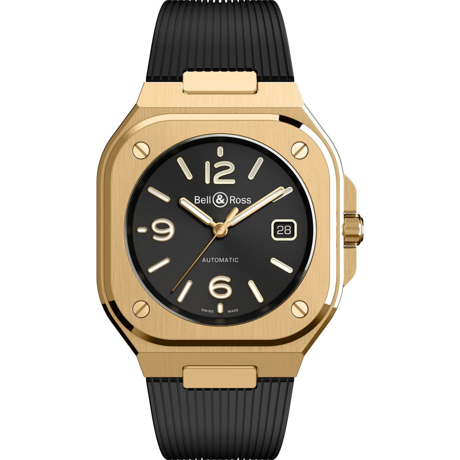 Bell & Ross BR 05 Gold on Strap