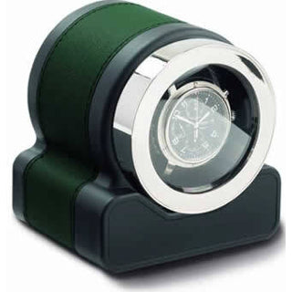 Scatola Del Tempo Rotor One Green Leather
