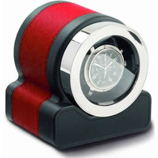 Scatola Del Tempo Rotor One Red Leather