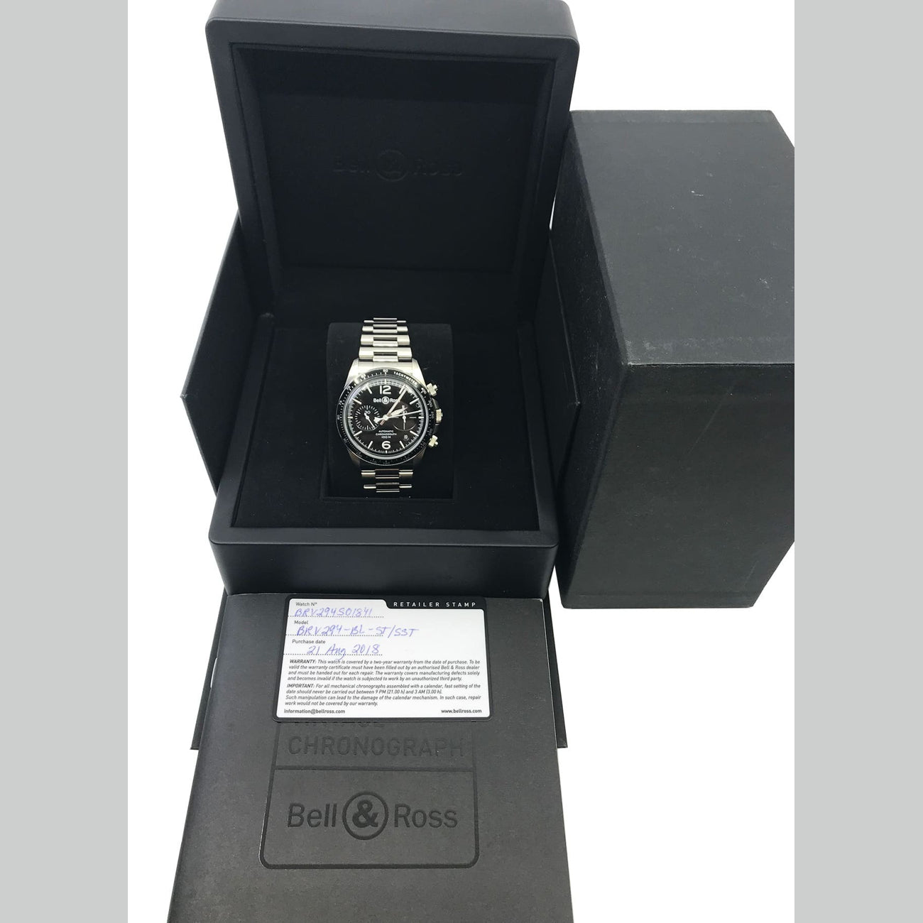 Bell & Ross BR V2-94 Black Steel