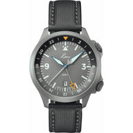 Laco Pilot Frankfurt GMT Schwarz Gray