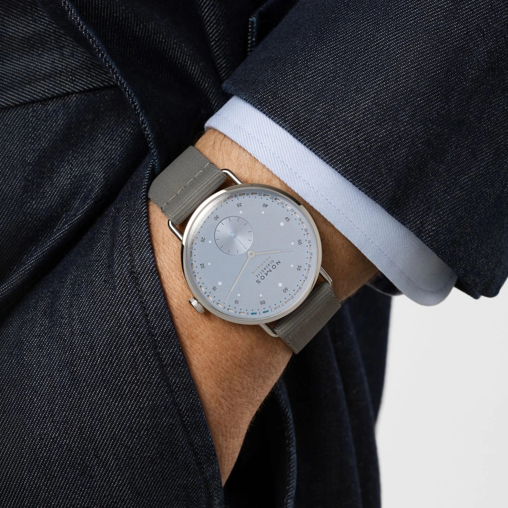 NOMOS Glashütte Metro Neomatik 41 Update Ice Blue