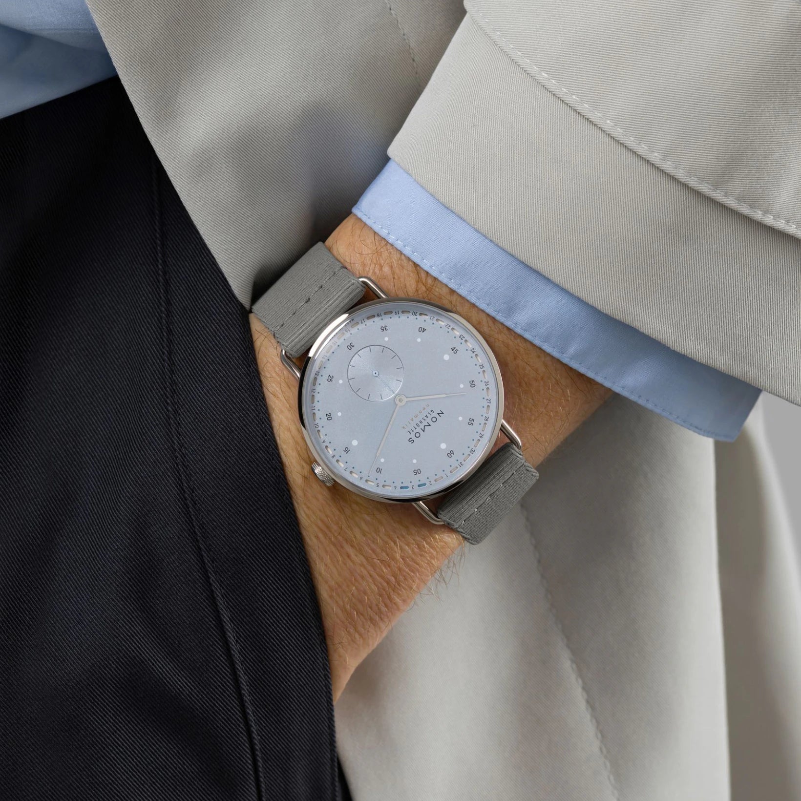 NOMOS Glashütte Metro Neomatik 41 Update Ice Blue