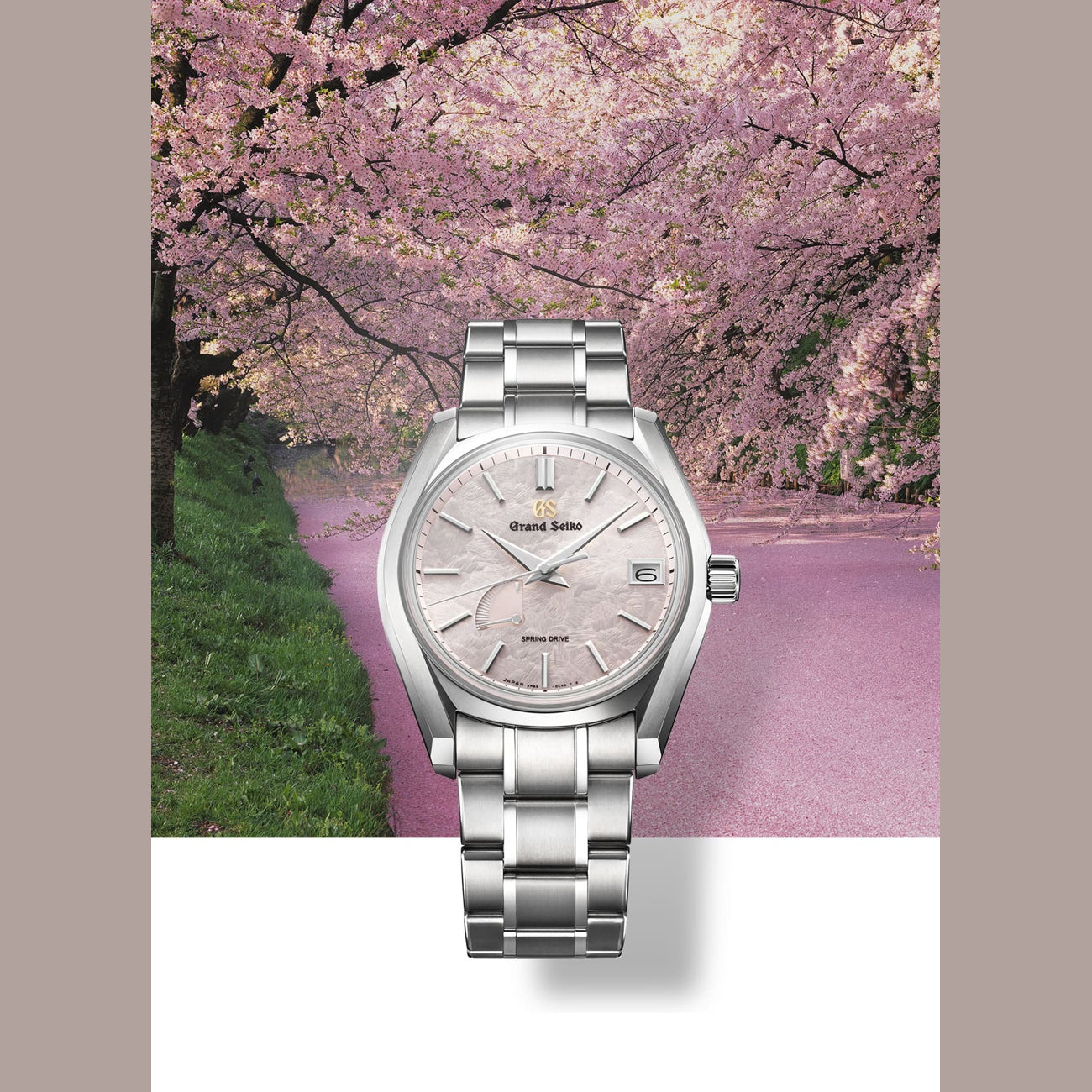 Grand Seiko Four Seasons Spring SBGA413 Pink Dial Shunbun "Cherry Blossom"