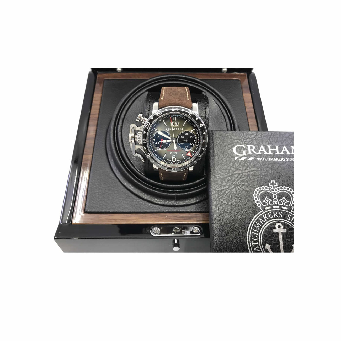 Graham Chronofighter Vintage GMT Green Dial 2CVBC.G01A