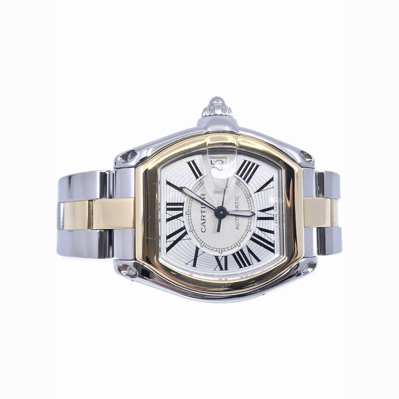 Cartier Roadster Two-Tone 18k Yellow W62031Y4