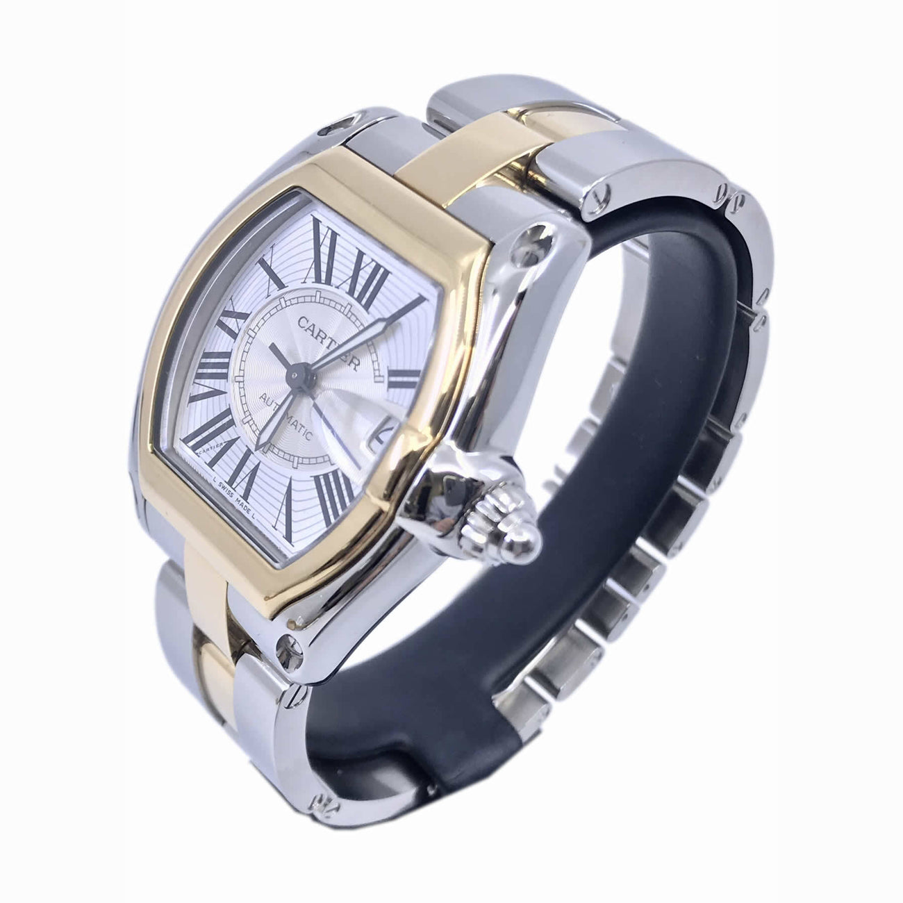Cartier Roadster Two-Tone 18k Yellow W62031Y4
