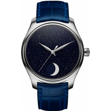 H. Moser & Cie. Endeavour Perpetual Moon Concept Aventurine Steel