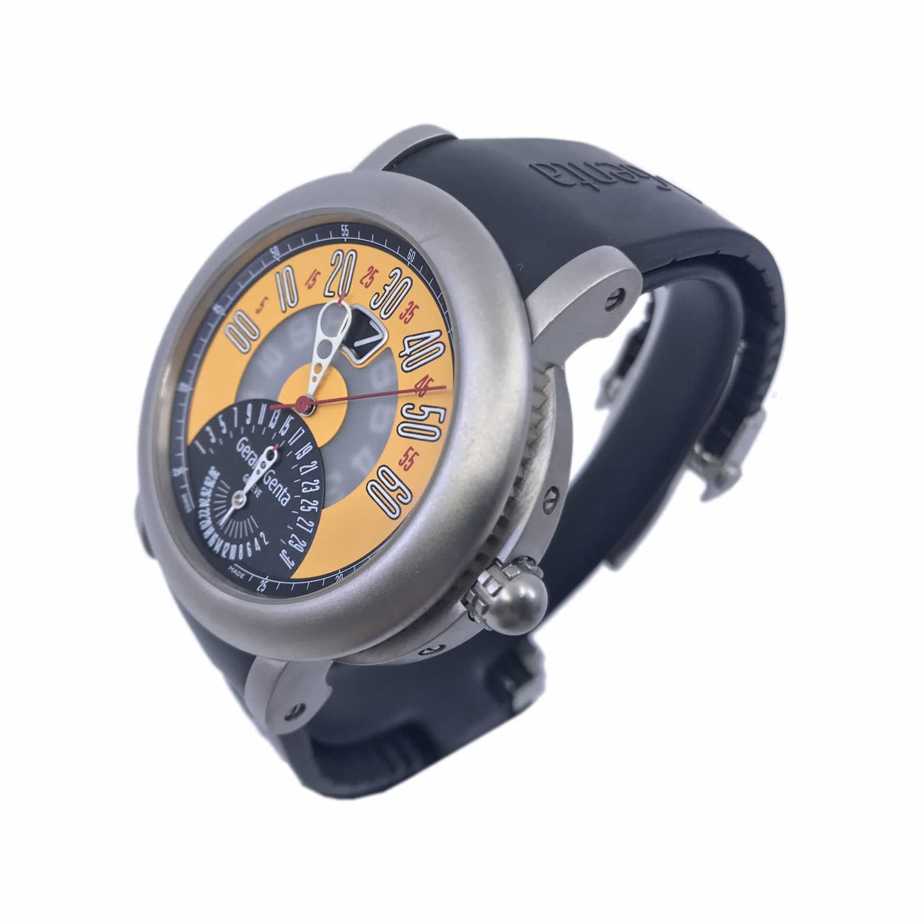 Gerald Genta Bi-Retro Sport Yellow Dial BSP.Y.80.264.CJ.BD