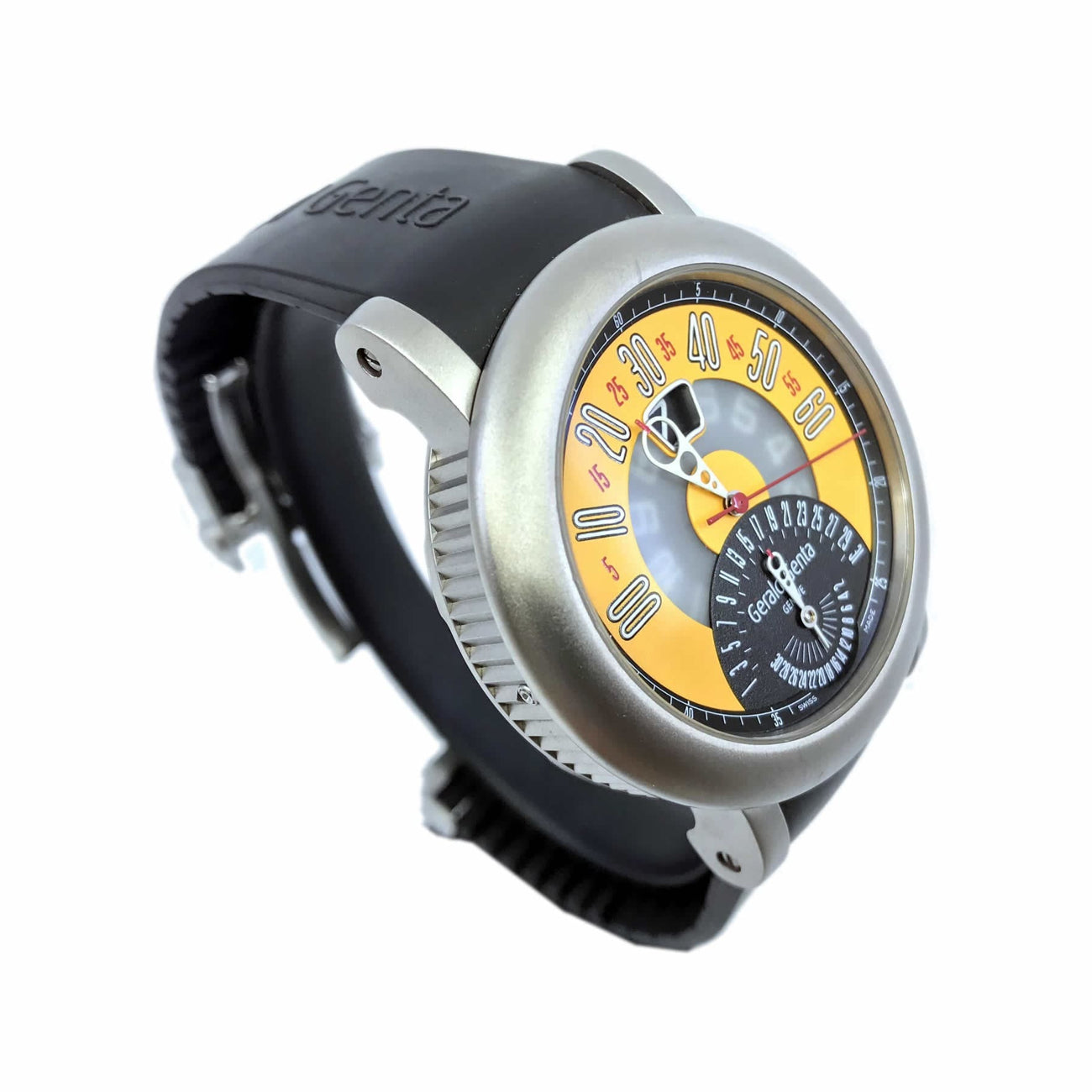 Gerald Genta Bi-Retro Sport Yellow Dial BSP.Y.80.264.CJ.BD
