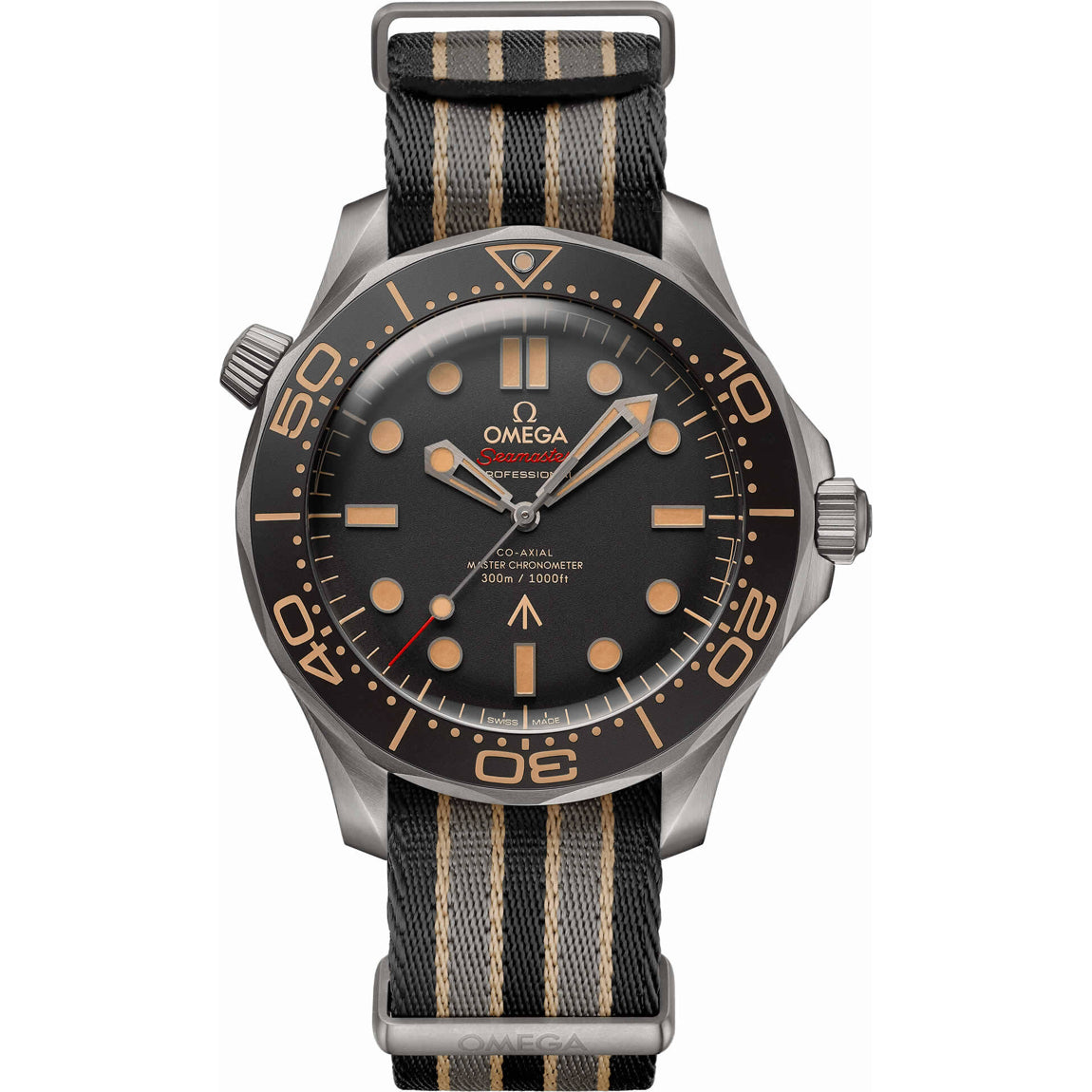 Omega Seamaster Diver 300m 007 James Bond Edition on NATO Strap