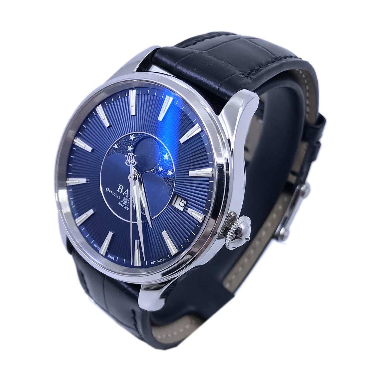 Ball Watch Trainmaster Moonphases Blue Dial NM3082D