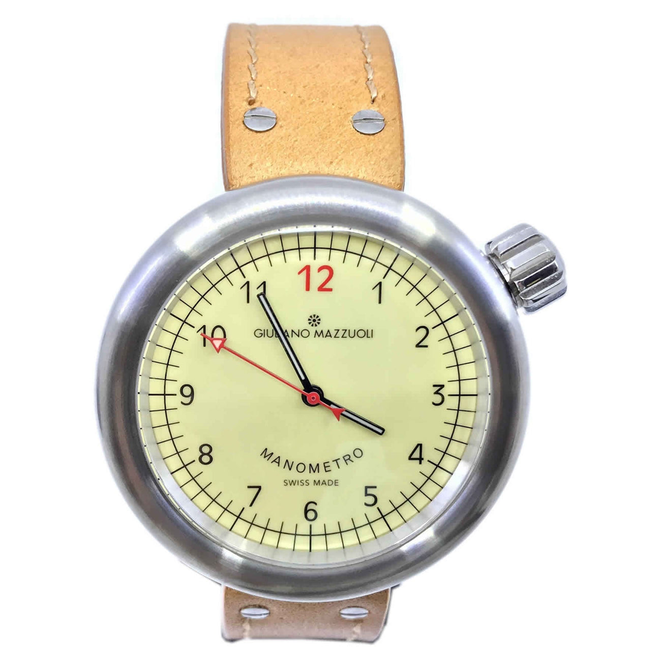 Giuliano Mazzuoli Manometro Brushed Stainless Steel