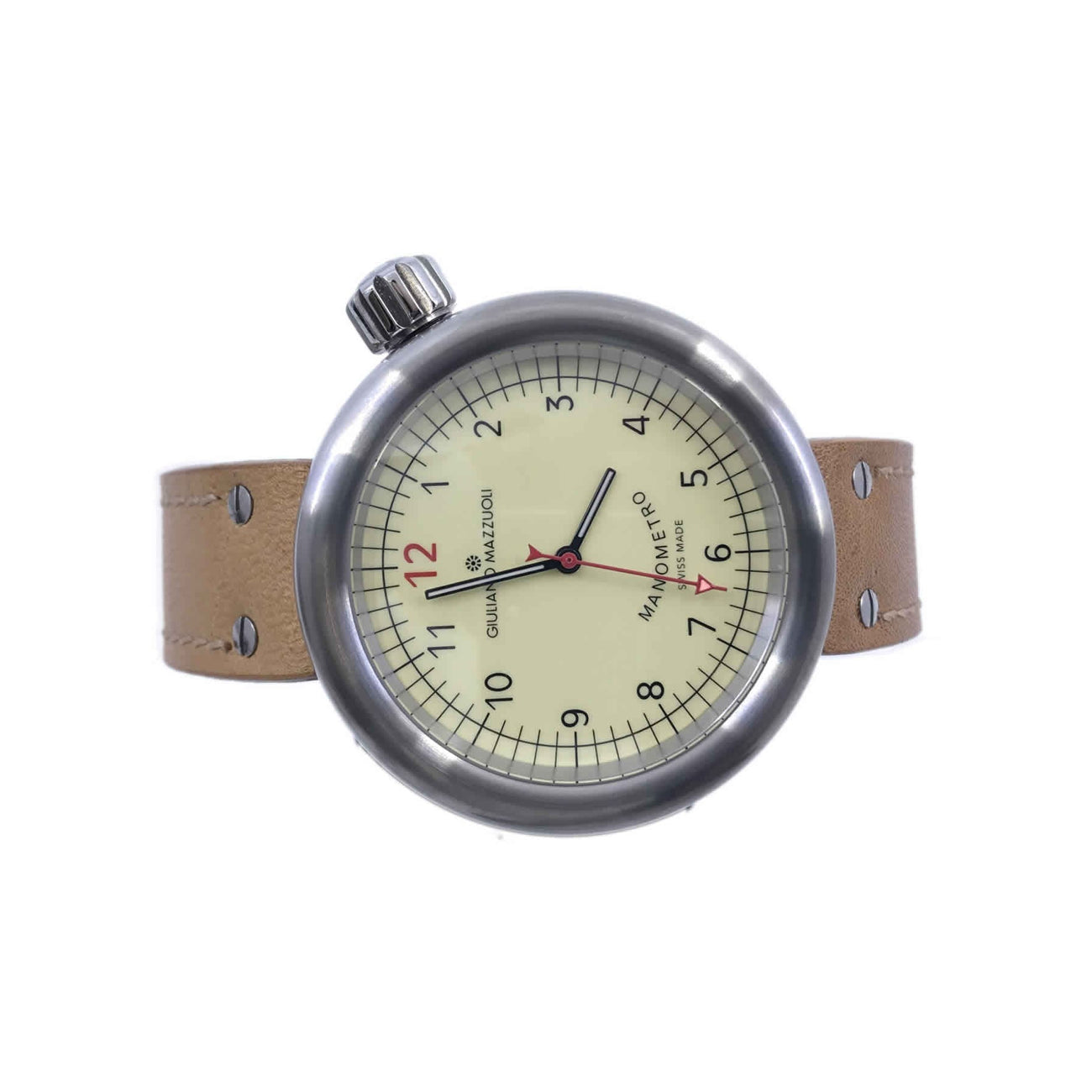 Giuliano Mazzuoli Manometro Brushed Stainless Steel