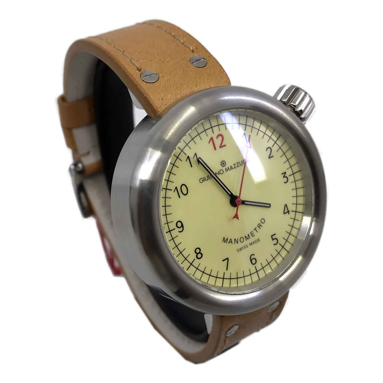 Giuliano Mazzuoli Manometro Brushed Stainless Steel