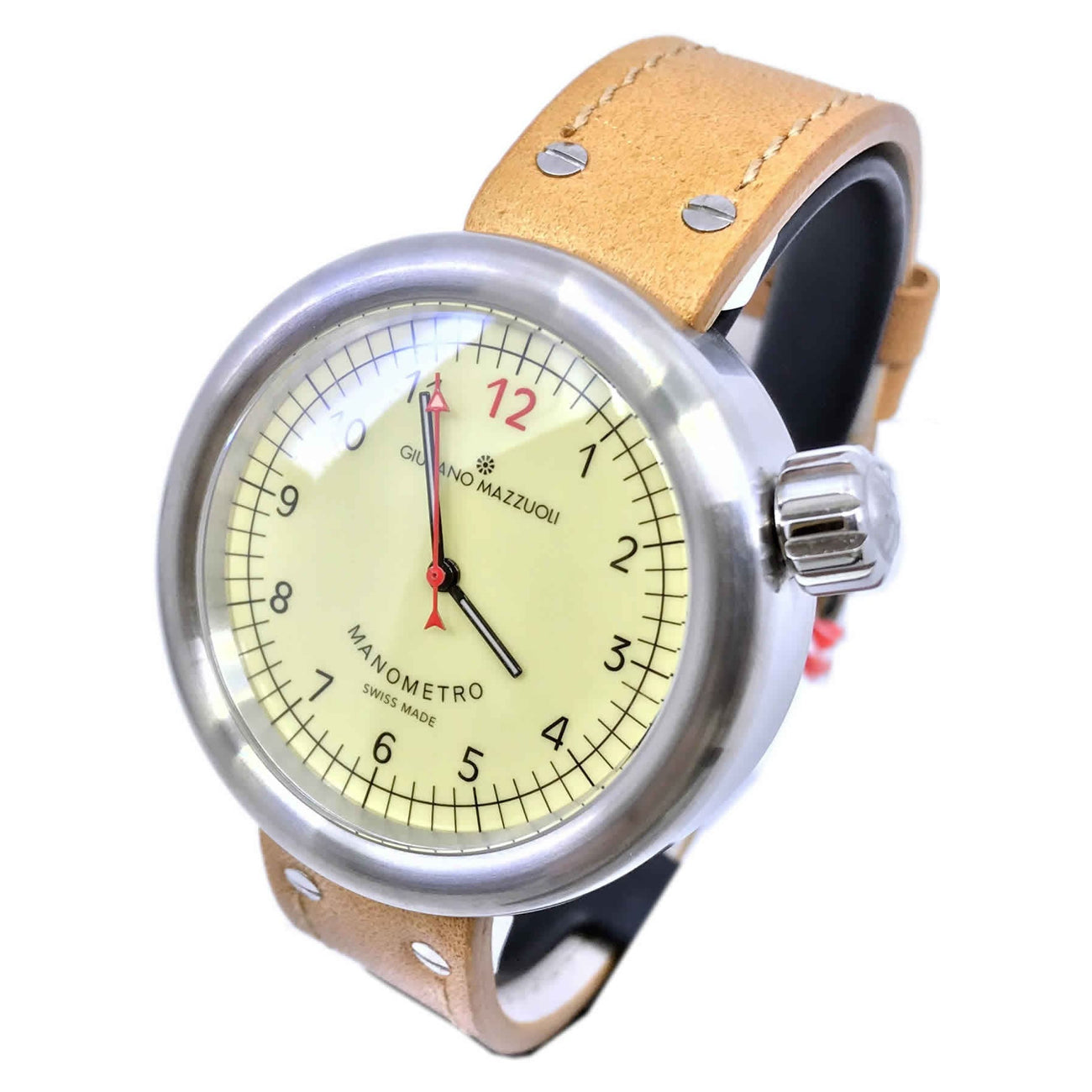 Giuliano Mazzuoli Manometro Brushed Stainless Steel