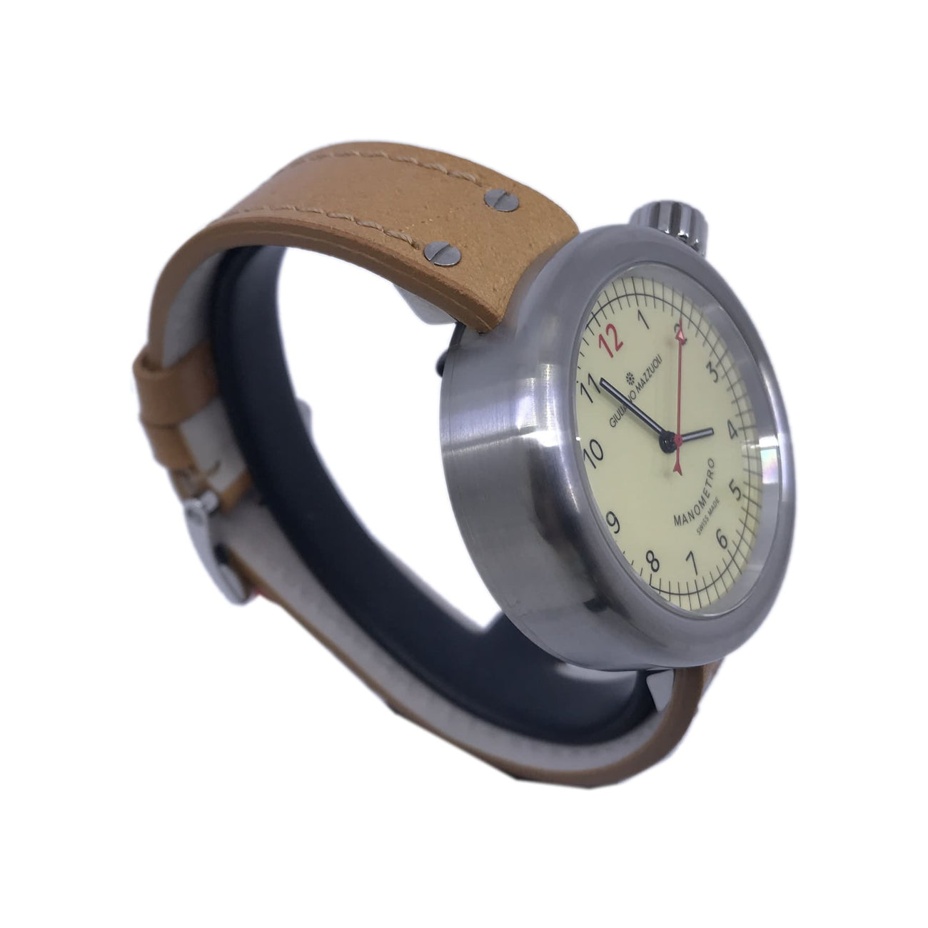 Giuliano Mazzuoli Manometro Brushed Stainless Steel