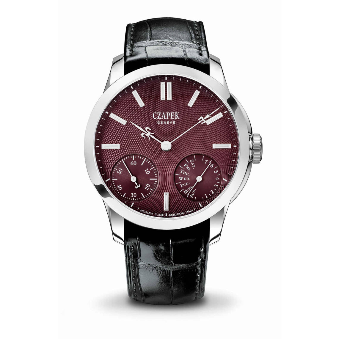 Czapek Quai des Bergues Guilloché Ricochet Rosewood S