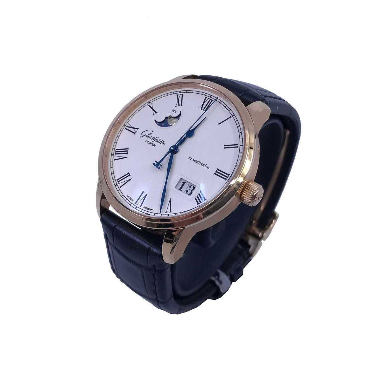 Glashütte Original Senator Panorama Date Moon Phase Red Gold 100-04-32-15-04