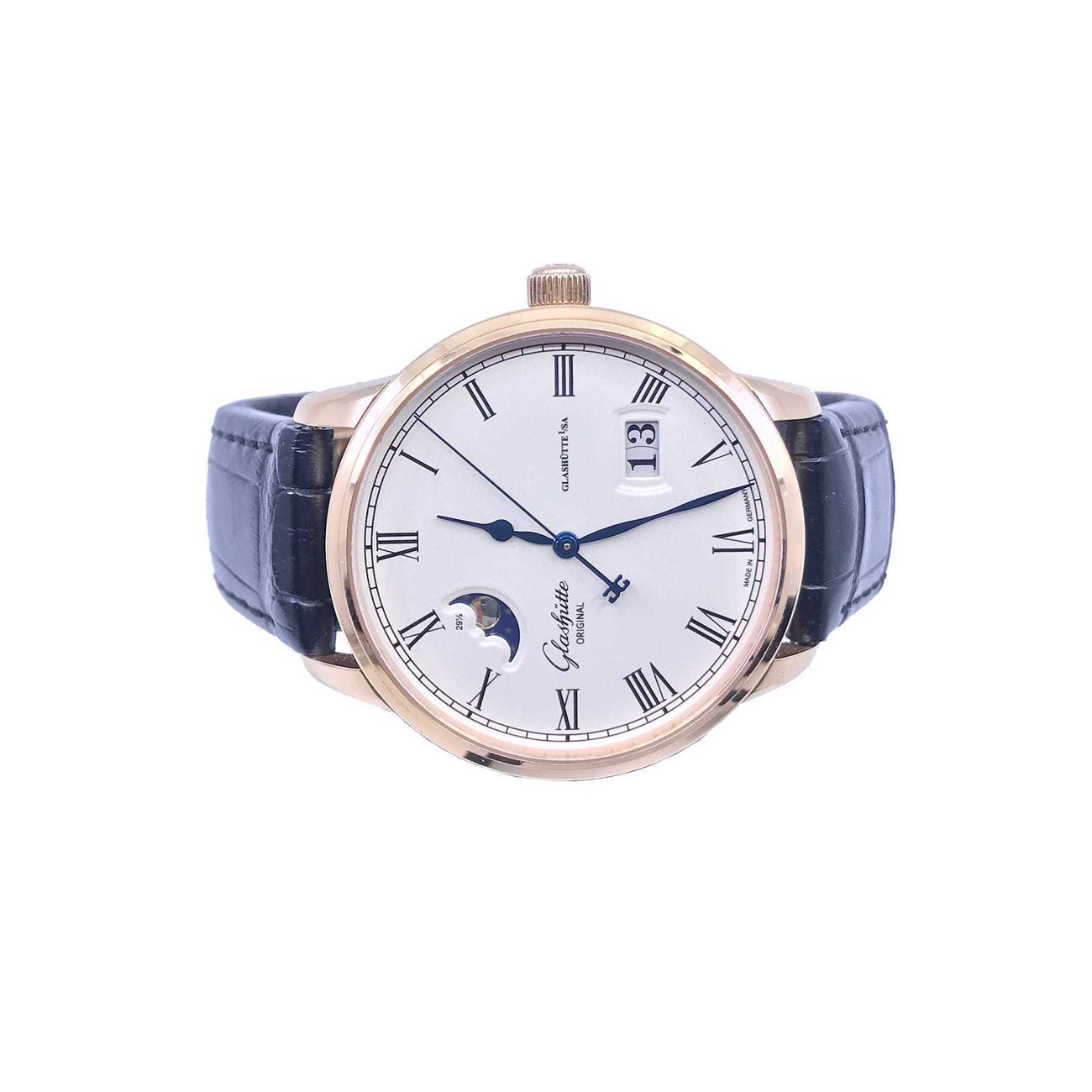 Glashütte Original Senator Panorama Date Moon Phase Red Gold 100-04-32-15-04