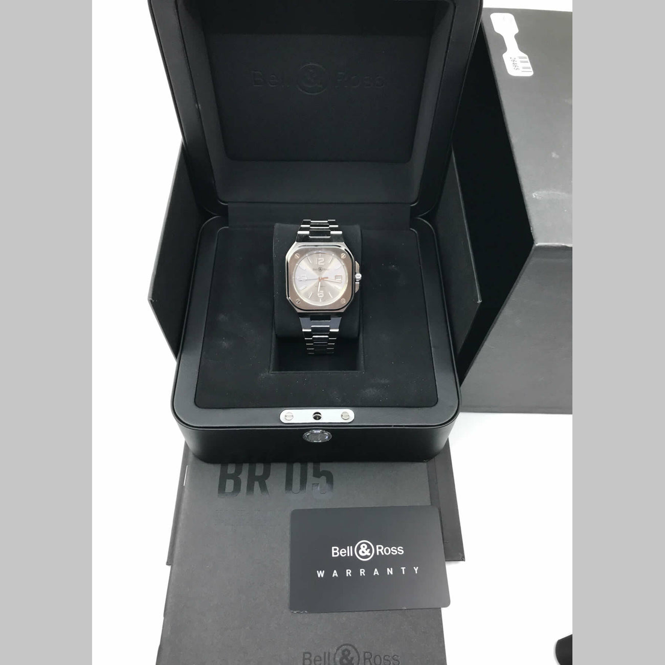 Bell & Ross BR 05 Silver on Bracelet