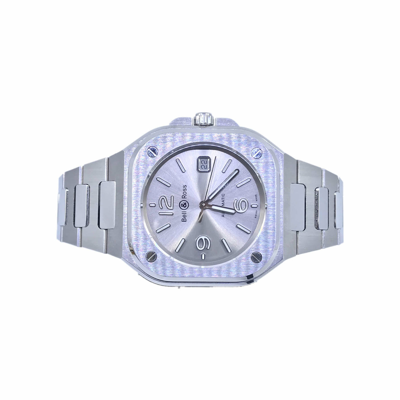 Bell & Ross BR 05 Silver on Bracelet