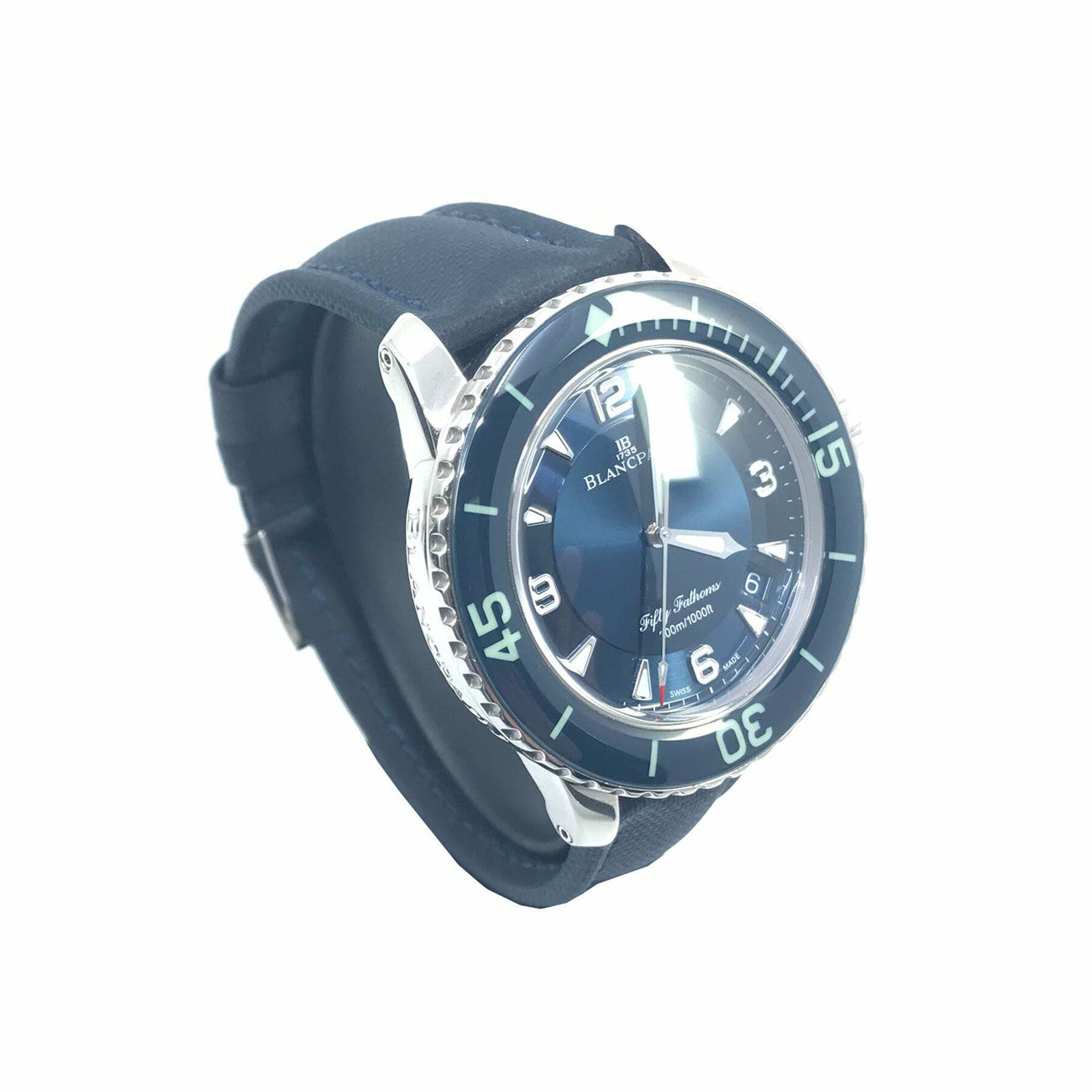 Blancpain Fifty Fathoms 18k White Gold 5015-1540-52