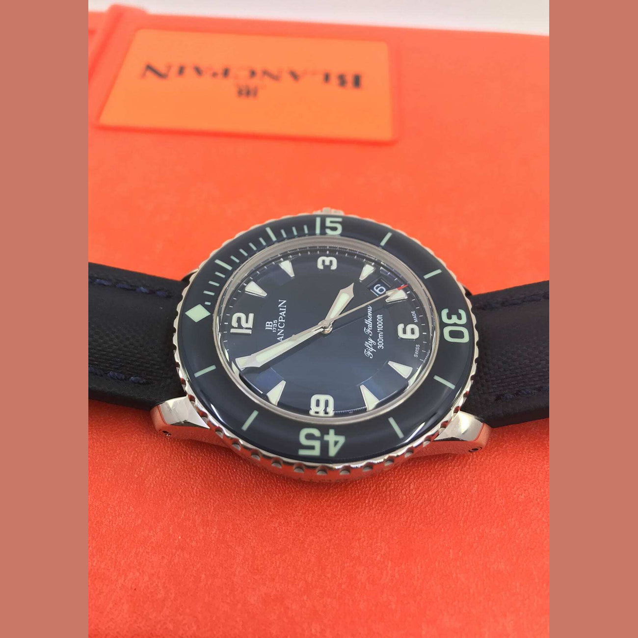 Blancpain Fifty Fathoms 18k White Gold 5015-1540-52