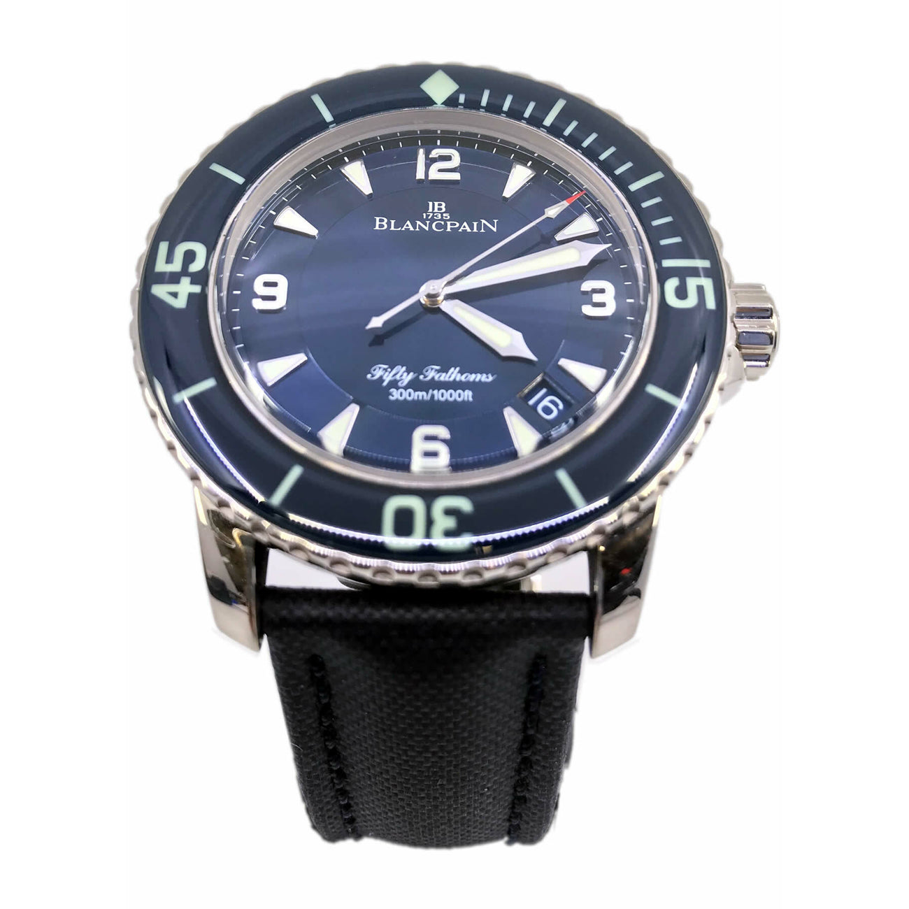 Blancpain Fifty Fathoms 18k White Gold 5015-1540-52