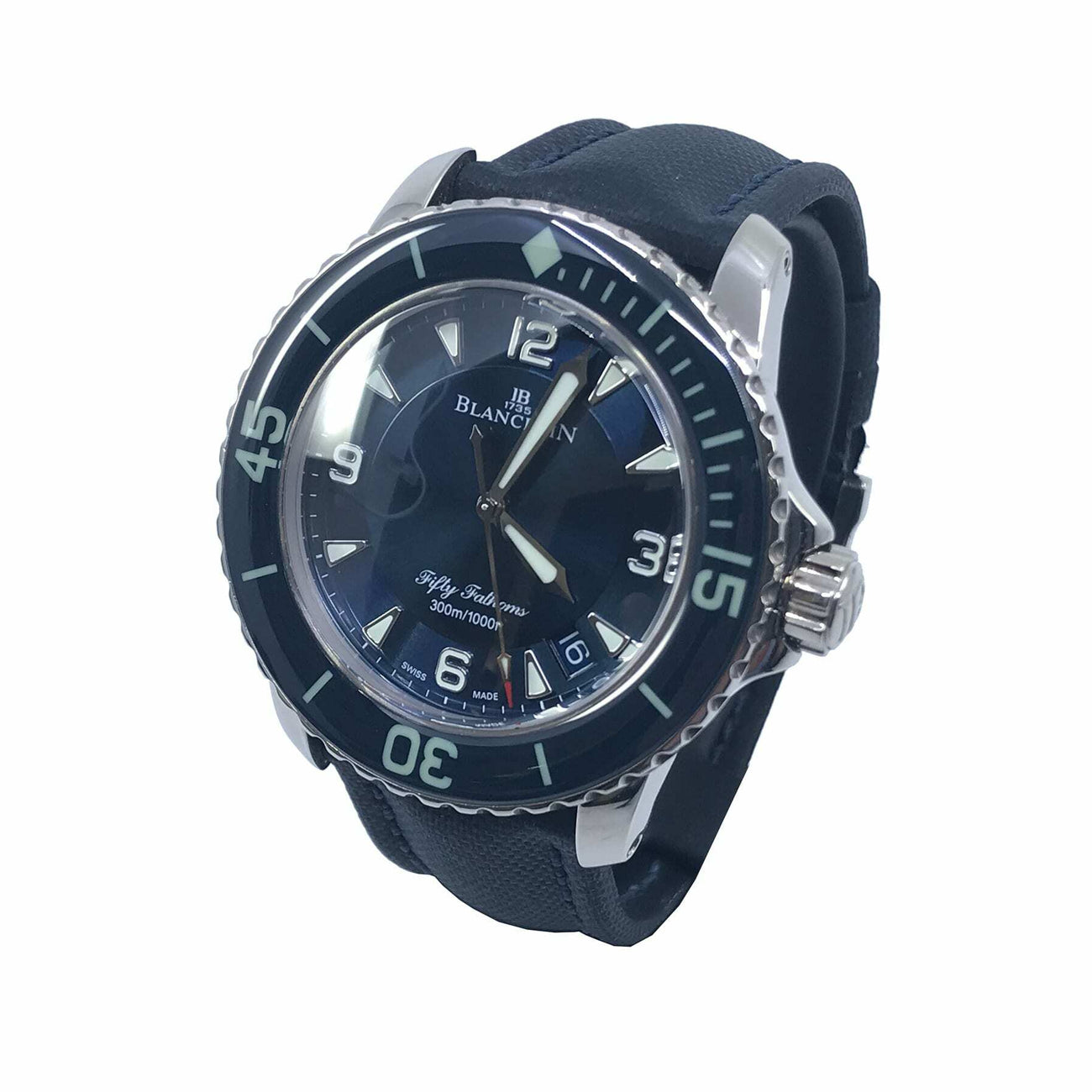 Blancpain Fifty Fathoms 18k White Gold 5015-1540-52