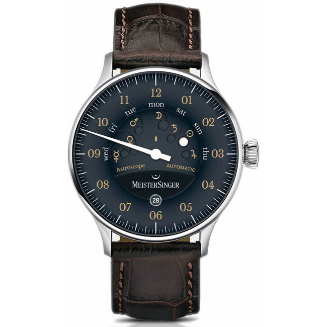 MeisterSinger Astroscope Black Old Radium