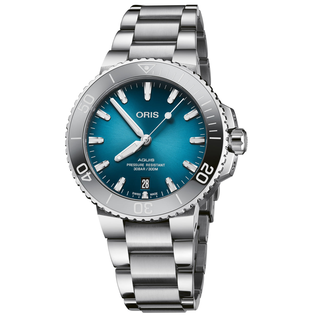 Oris Aquis Date Oceanic Blue 39.5mm