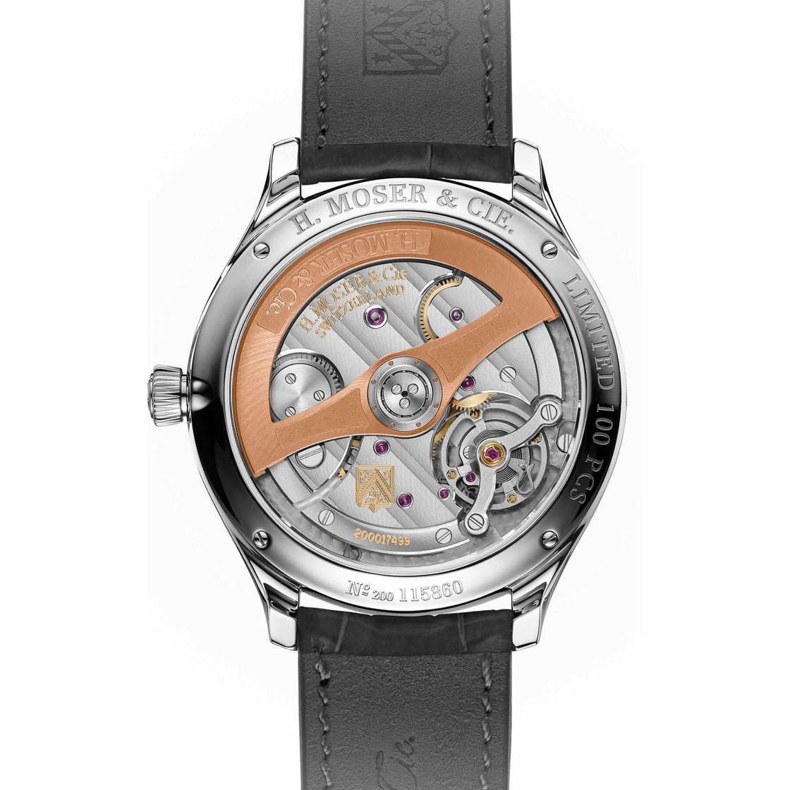H. Moser & Cie. Endeavour Centre Seconds Concept White Gold Funky Blue