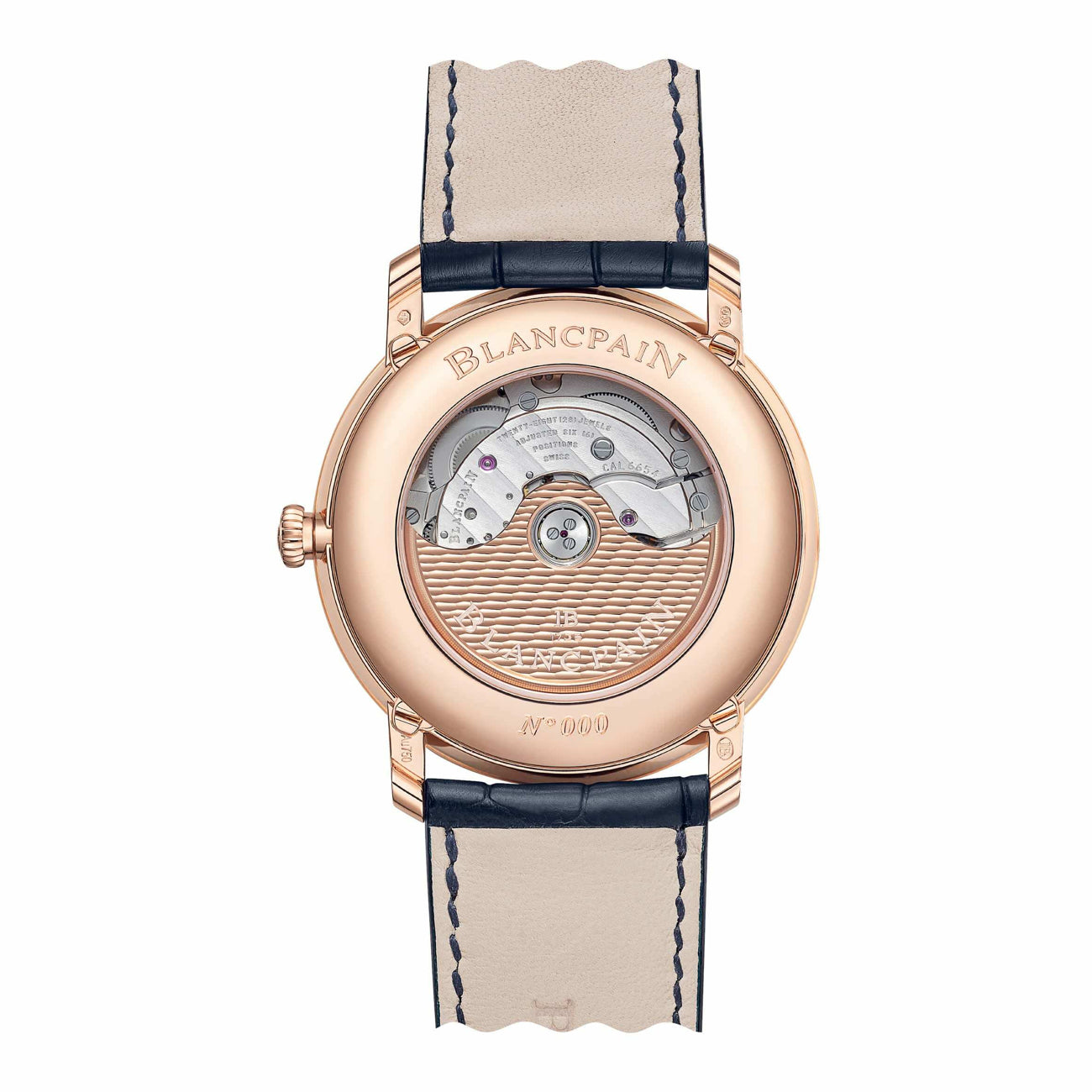 Blancpain Villeret Quantième Complete Calendar Blue Dial on Bracelet